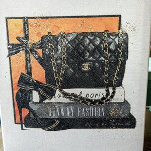 New Beautiful, Fancy, Glamorous, And Glittery Fashion Canvas Art Picture